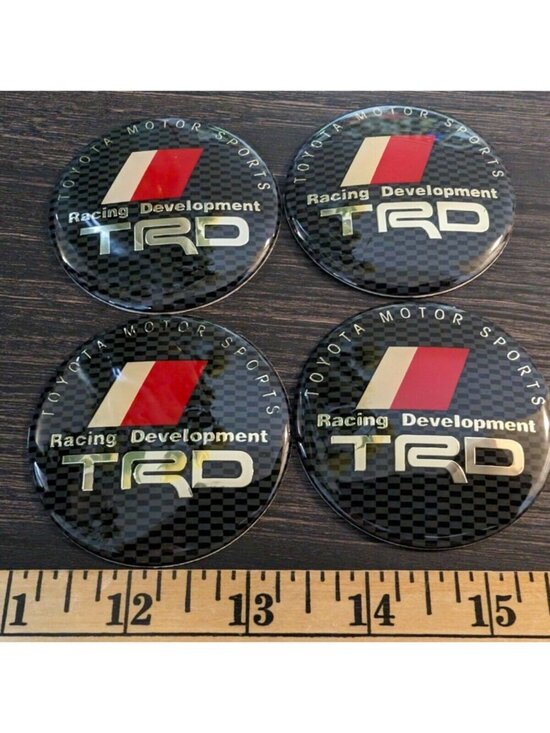 Advanced Trims Other - Central Wheel Caps TRD Racing Habcap 4pc
